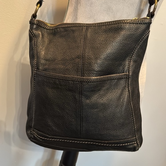 The Sak black soft pebbled leather crossbody bag - Picture 8 of 13